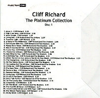 CLIFF RICHARD - The Platinum Collection