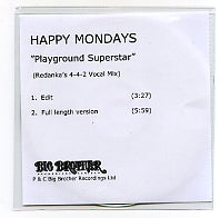 HAPPY MONDAYS - Playground Superstar