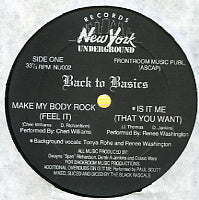 BACKROOM PRODUCTIONS - Back To Basics EP