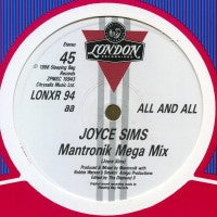 JOYCE SIMS - All And All