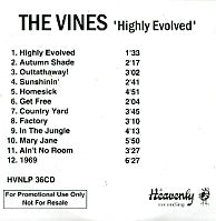 THE VINES - Highly Evolved