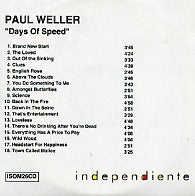 PAUL WELLER - Days Of Speed
