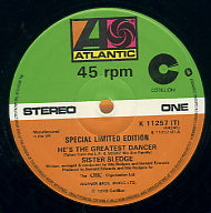 SISTER SLEDGE - He's The Greatest Dancer / Somebody Loves Me