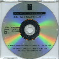 THE VELVET UNDERGROUND - Velvet Redux: Live MCMXCIII