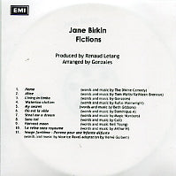 JANE BIRKIN - Fictions