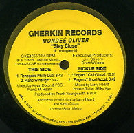 MONDEE OLIVER - Stay Close