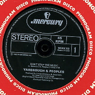 YARBROUGH & PEOPLES - Don't Stop The Music