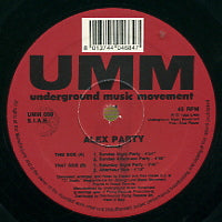 ALEX PARTY - Saturday Night Party / Sunday Night Party / Sunday Afternoon Party / Afternoon Run