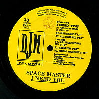 SPACE MASTER - I Need You