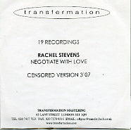 RACHEL STEVENS - Negotiate With Love