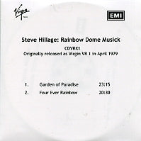 STEVE HILLAGE - Rainbow Dome Musick