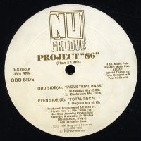 PROJECT "86" (HOW & LITTLE) - Industrial Bass / Total Recall