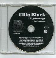 CILLA BLACK - Beginnings - Greatest Hits & New Songs