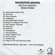 THURSTON MOORE - Psychic Hearts