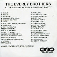 THE EVERLY BROTHERS - Both Sides Of An Evening / Instant Party