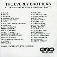 THE EVERLY BROTHERS - Both Sides Of An Evening / Instant Party