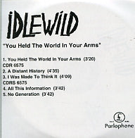 IDLEWILD - You Held The World In Your Arms