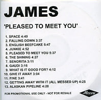 JAMES - Pleased To Meet You