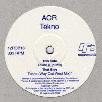 A CERTAIN RATIO - Tekno