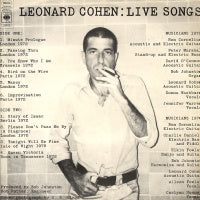 LEONARD COHEN - Live Songs
