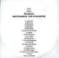 BABYSHAMBLES - Live At Glasgow