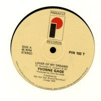 YVONNE GAGE - Lover Of My Dreams