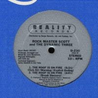 ROCK MASTER SCOTT & THE DYNAMIC THREE - Request Line / Roof Is On Fire