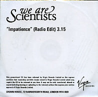WE ARE SCIENTISTS - Impatience
