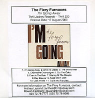 THE FIERY FURNACES - I'm Going Away