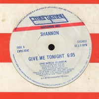 SHANNON - Give Me Tonight