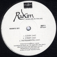 RAKIM - When I Be On Tha Mic / Flow Forever