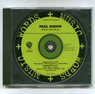 PAUL SIMON - Words And Music