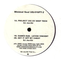 DJ JUS-ED / LEVON VINCENT - Minimal Soul Part 2