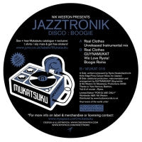 NIK WESTON PRESENTS JAZZTRONIK - Disco : Boogie