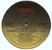 RUN-DMC - It's Like That / Sucker M.C's (Krush-Groove 1)