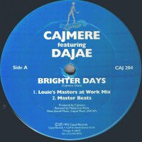 CAJMERE - Brighter Days (Remixes)