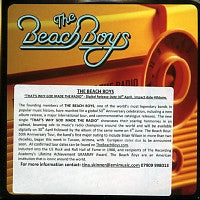 THE BEACH BOYS - That's Why God Made The Radio