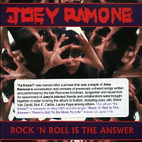 JOEY RAMONE - Rock 'N Roll Is The Answer
