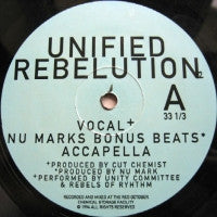 UNITY COMMITTEE & REBELS OF RHYTHM (JURASSIC-5)  - Unified Rebelution