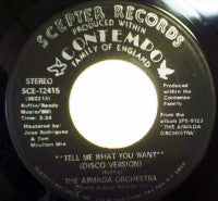 THE ARMADA ORCHESTRA - Tell Me What You Want / The Drifter