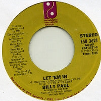 BILLY PAUL - Let 'Em In / We All Got A Mission