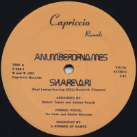 A NUMBER OF NAMES - Sharevari