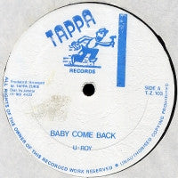 U-ROY / SLY & ROBBIE - Baby Come Back