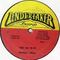 JOHNNY RINGO - You Ha Fe Fit / Jamaica Jamaica