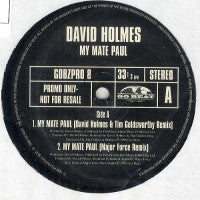 DAVID HOLMES - My Mate Paul
