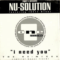 ROGER S PRES NU-SOLUTION - I Need You