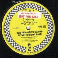 DON ARMANDO'S SECOND AVENUE RHUMBA BAND - Deputy Of Love / I'm An Indian, Too