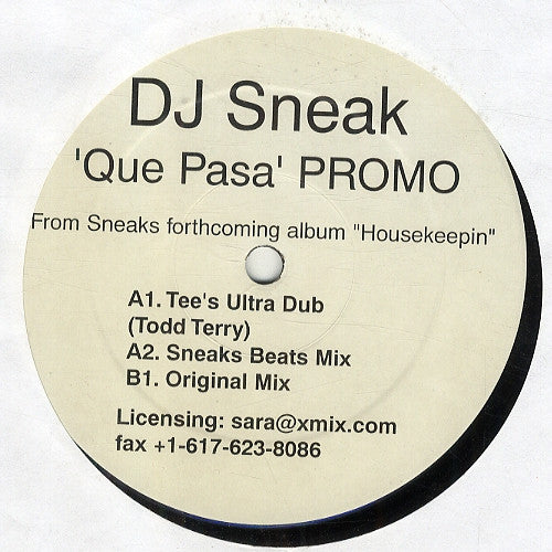DJ SNEAK - Que Pasa