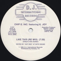 CHIP E. FEATURING K. JOY - Like This