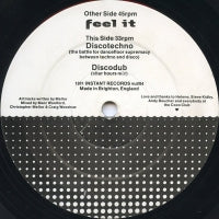COCO STEEL & LOVEBOMB - Feel it / Discotechno / Discodub